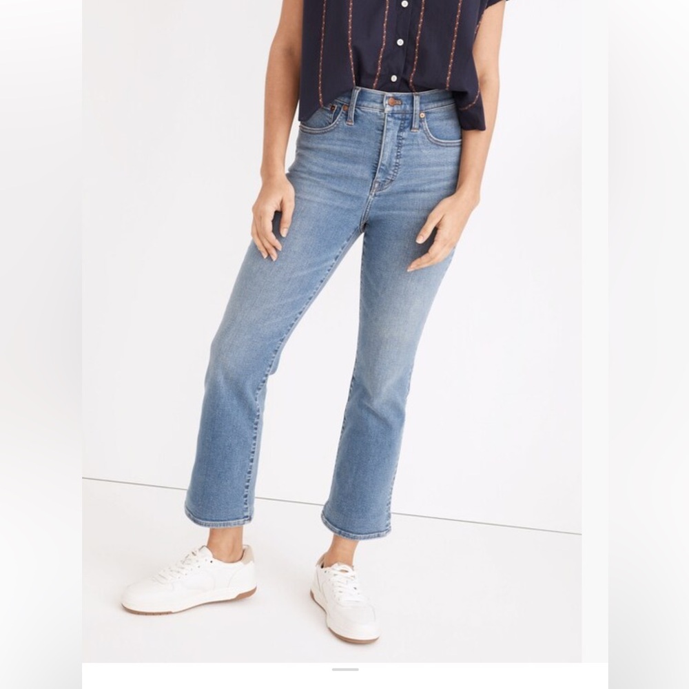 Madewell Light Blue Boot-Cut Jeans